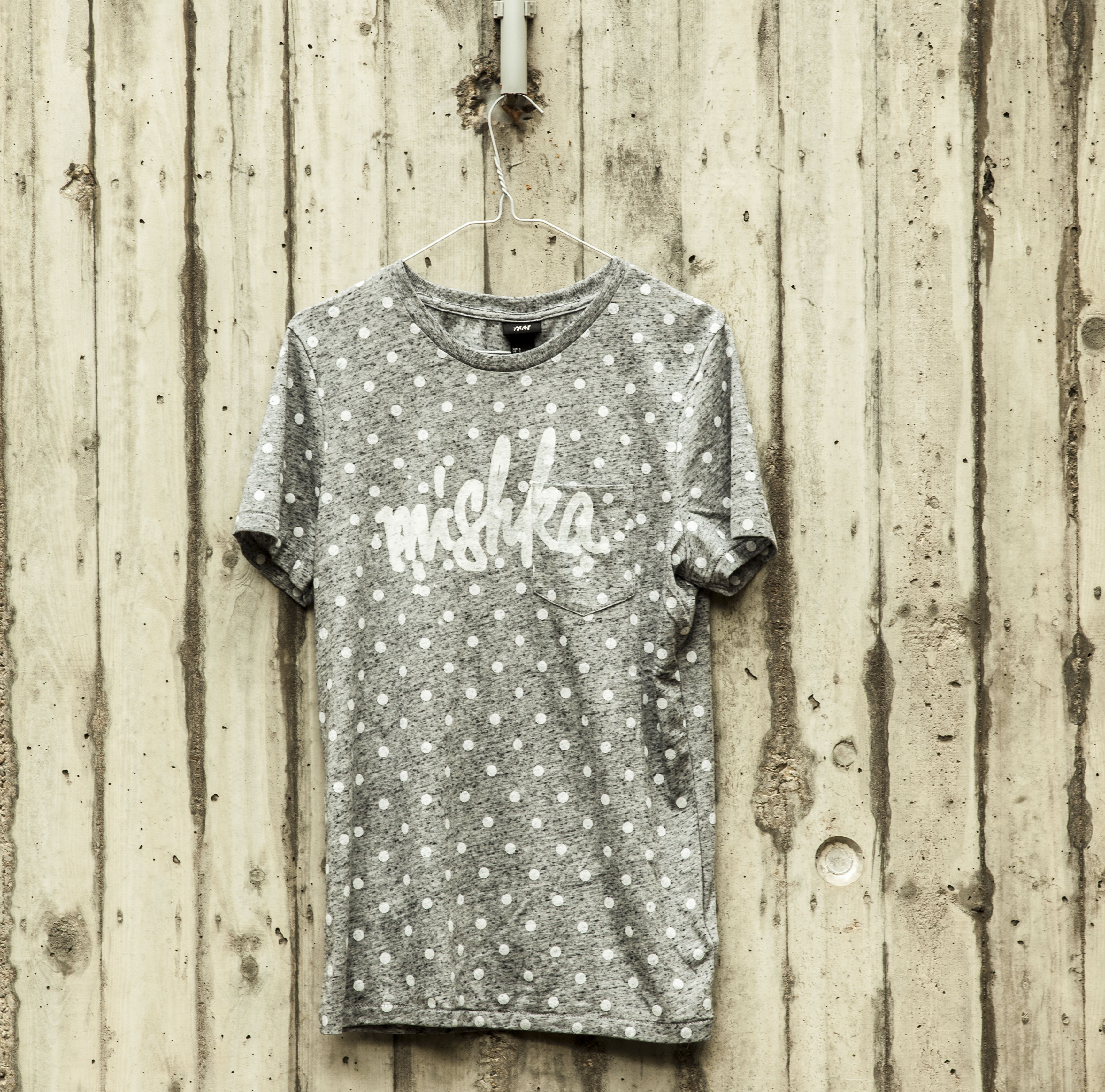 „mishka“ Grey Dot Shirt